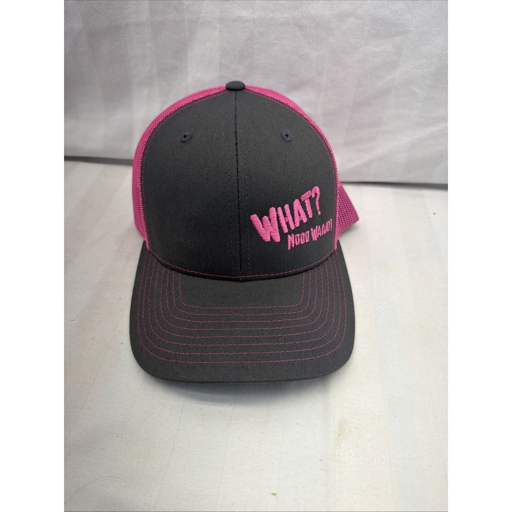 WHAT? Noo Waaay Women Pink Trucker Hat